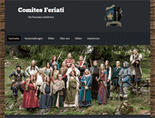 Tablet Screenshot of comites-feriati.ch